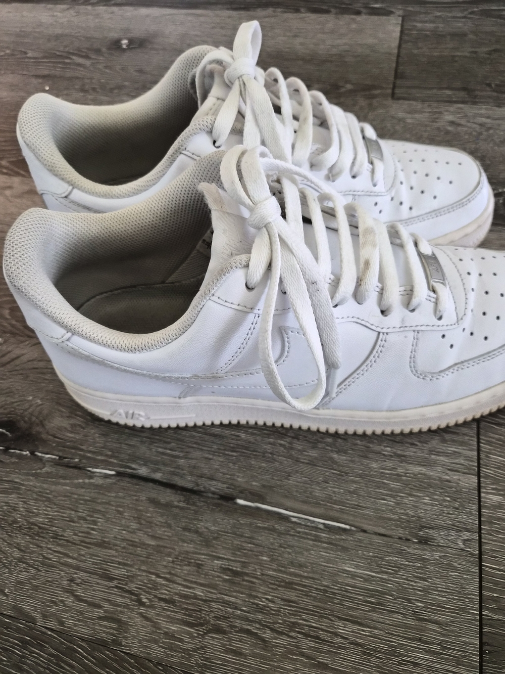 Nike Air Force 1 Low '07 "Triple White" – Size 10 – Good Condition! - Picture 3 of 6